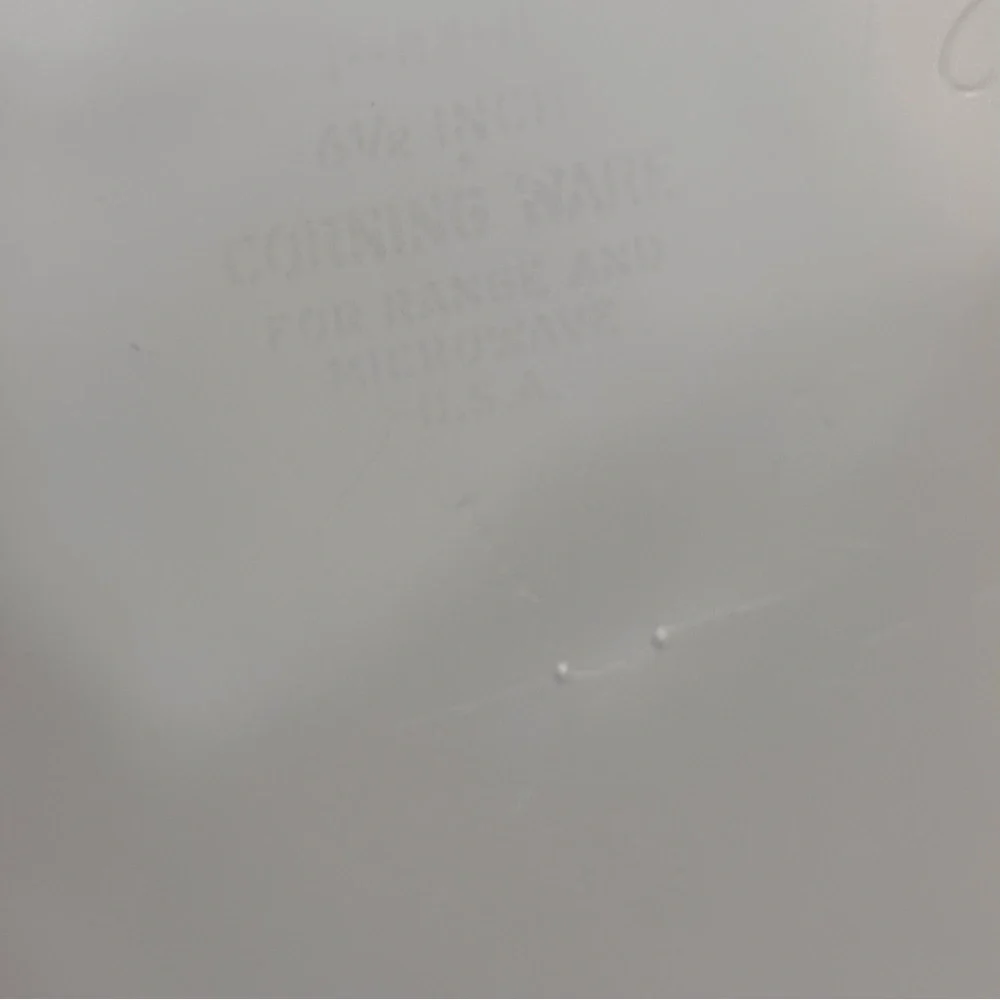 Vintage 2-Piece CorningWare Skillets Blue Cornflower Baking Dish White 6-1/2